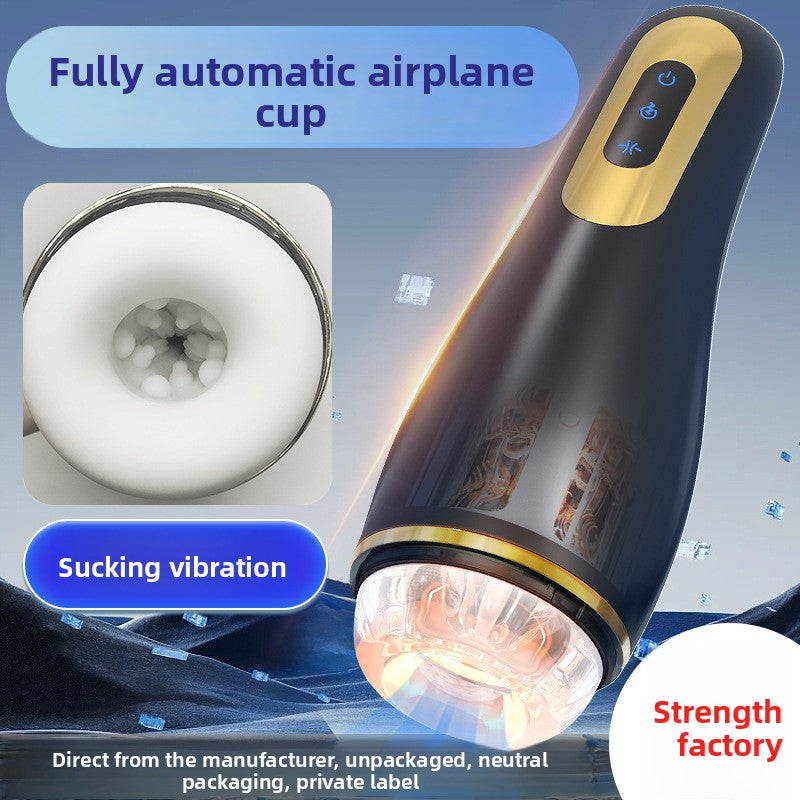 Adjustable Tightness Suction Cup Electric Fully Automatic Masturbator Adult Sex Toys Male Masturbation Clip Suction Cup
