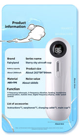 Fully Automatic Telescopic Vibrating Heating Aircraft Cup Male Masturbator Penis Exerciser Adult Sex Toys