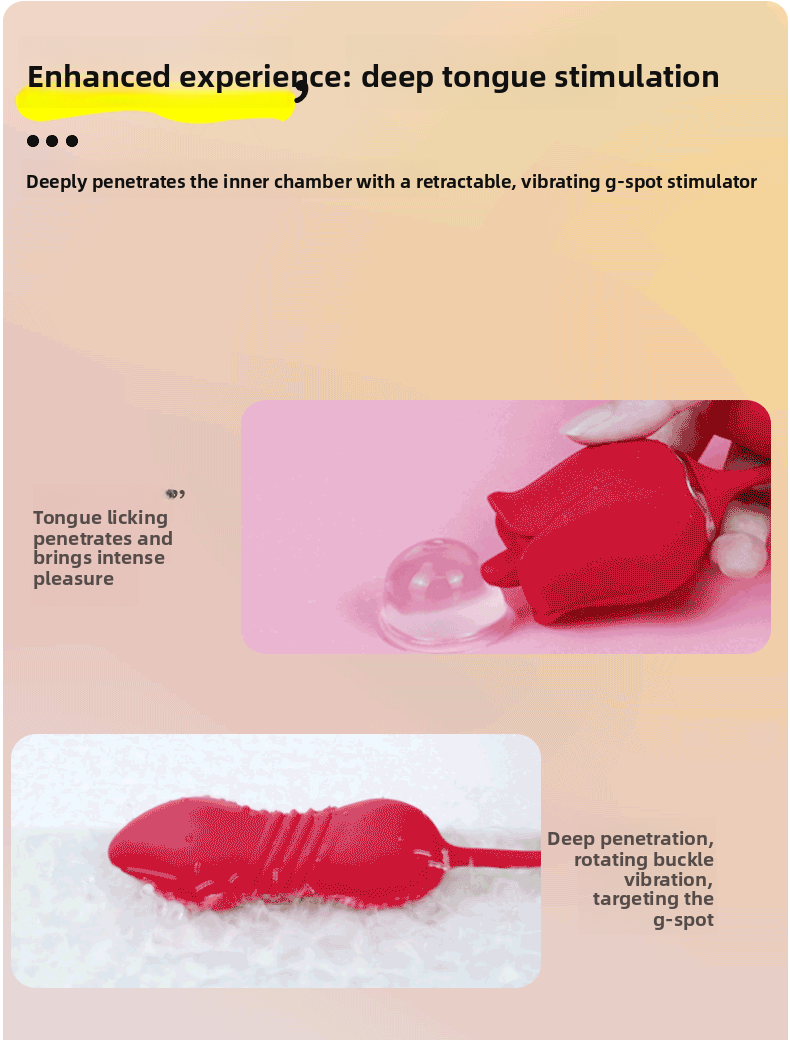 Tongue Licking Telescopic Vibrator Sex Toy – Swing Motion Core