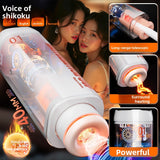 Adult Products Fully Automatic Intelligent Aircraft Cup Heating Telescopic Rotating Male Masturbation Artifact Sex Toy Factory