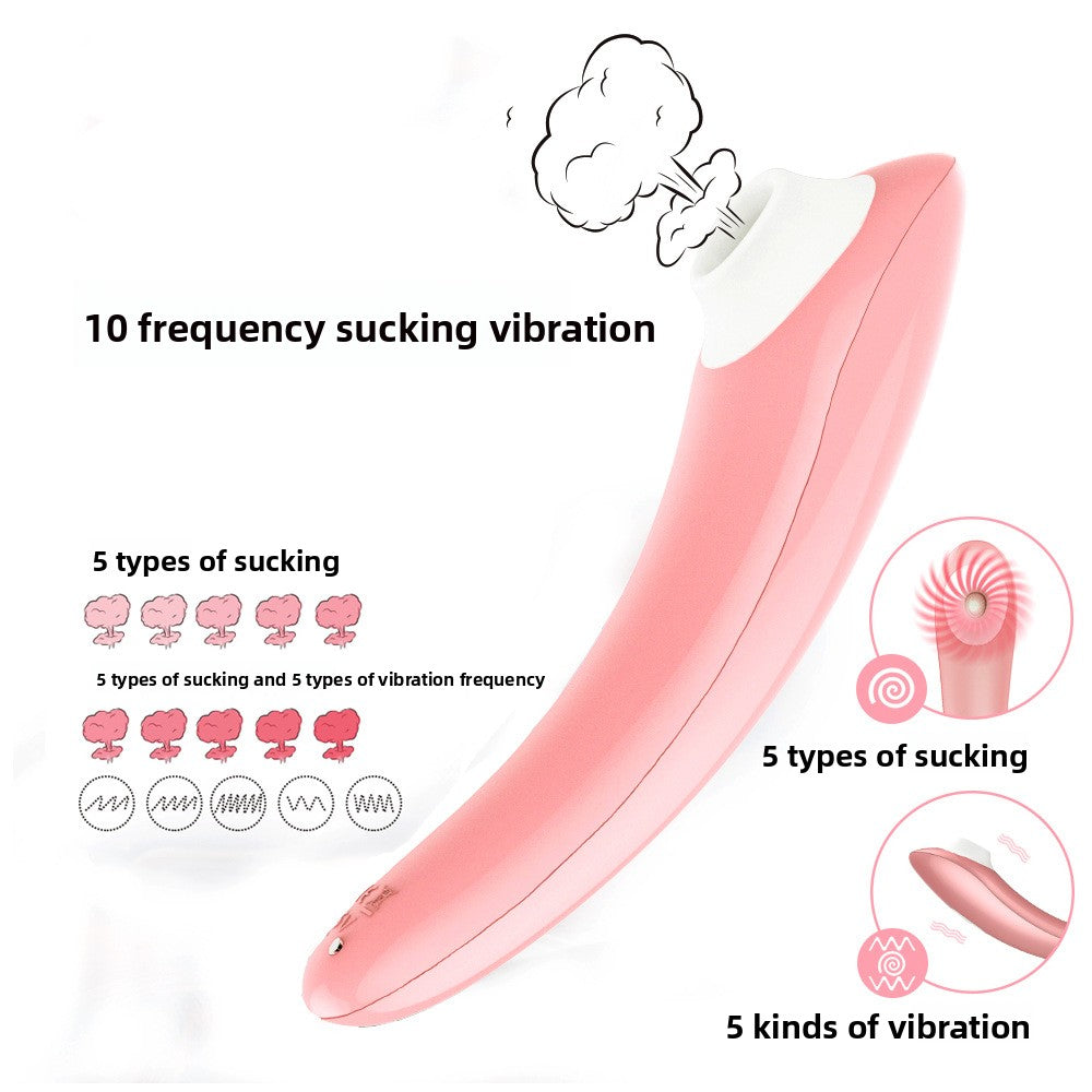 Sucking Device Sonic Oral Sex Non-penetrating Breast Suction Device Clitoral Massage Product 10 Frequency Breast Massager