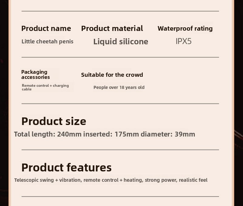 Silicone Realistic Dildo Custom Soft Flesh Electric Telescopic Heating Female Masturbator Fake Penis AV Vibrator