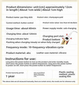 Mini AV Vibrator Female Orgasm Masturbation Device Couple Bed Training Sex Toy Portable Anal Plug