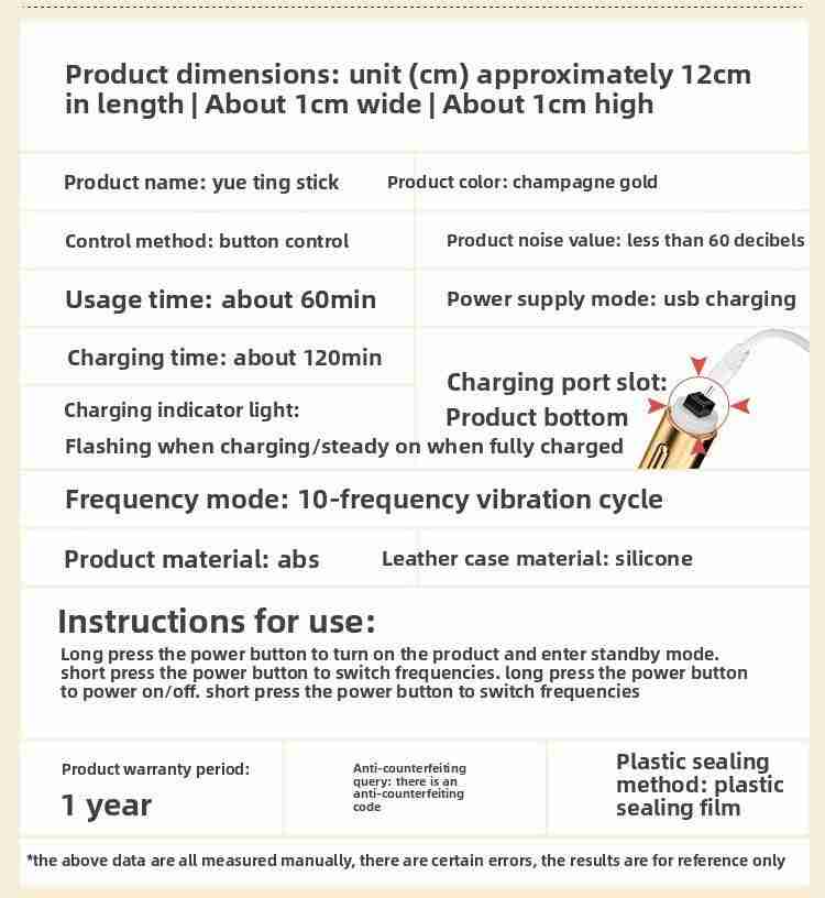 Mini AV Vibrator Female Orgasm Masturbation Device Couple Bed Training Sex Toy Portable Anal Plug