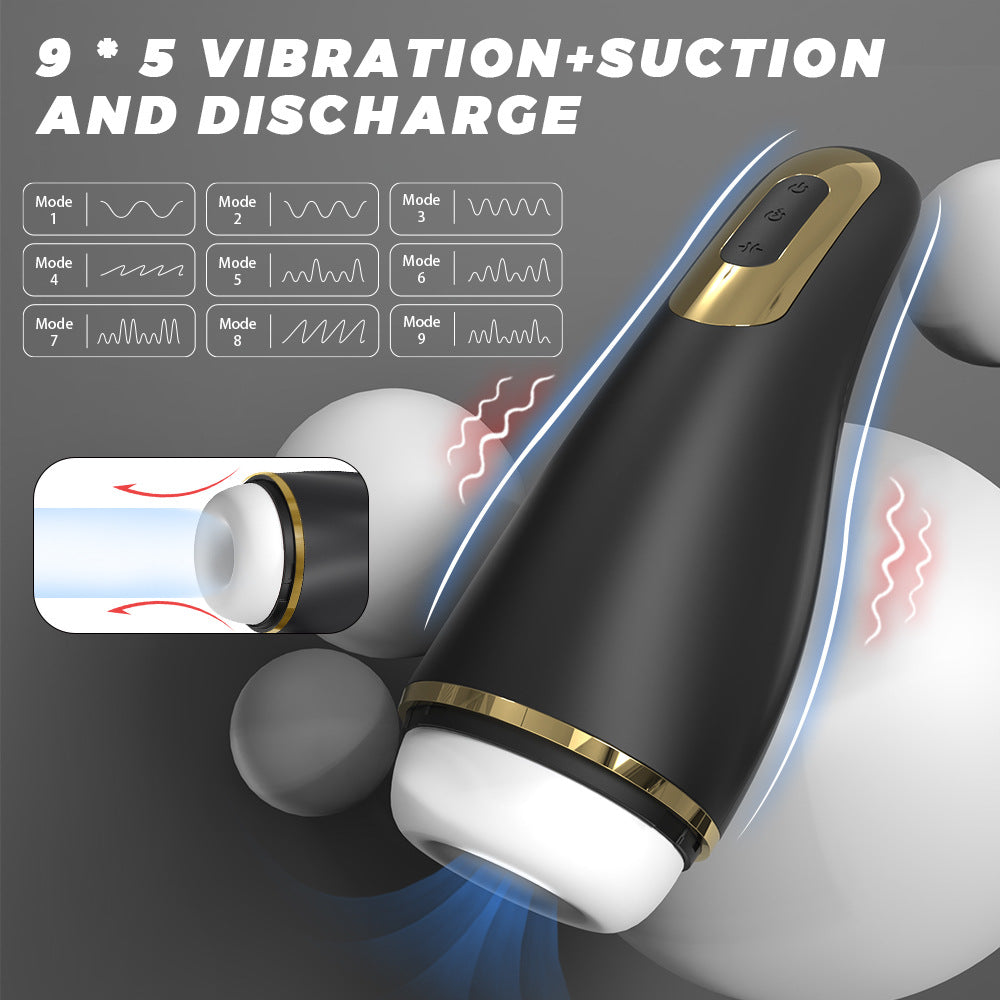 Adjustable Tightness Suction Cup Electric Fully Automatic Masturbator Adult Sex Toys Male Masturbation Clip Suction Cup