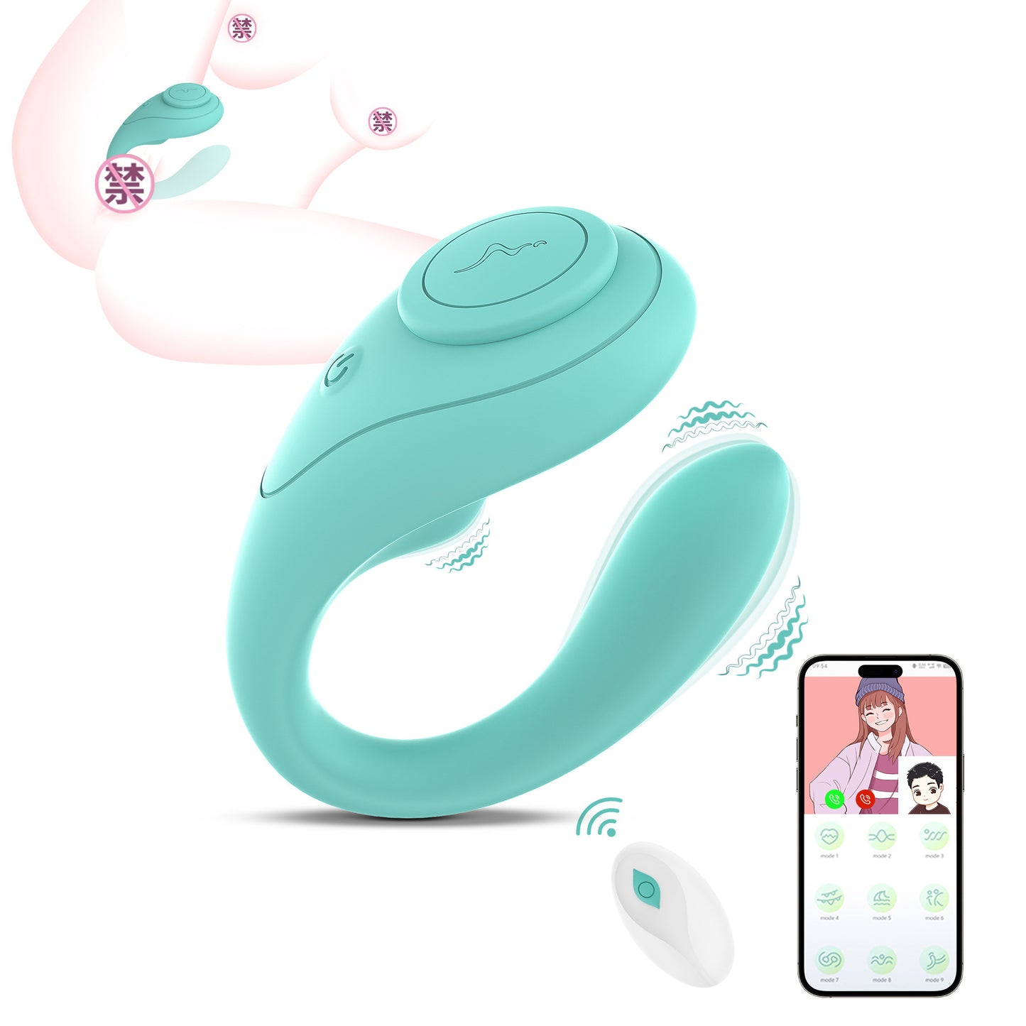 New Wearable Vibrator for Women, Masturbation Massager, APP-Controlled Vibrating Sex Toy