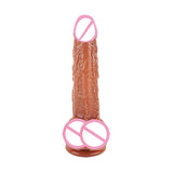 Liquid Silicone Realistic Dildo Adult Sex Toys for Women Vibrating Telescopic Masturbator Dildo Thrusting Wand