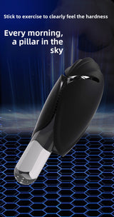 Automatic Vibrating Masturbator with Tongue Licking and Strong Shock for Men