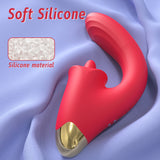 Jasmine Tongue Licking G-Spot Vibrator Sex Toy – Elegant Insert Design