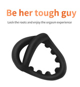 Shark Head Semen Locking Ring Liquid Silicone Male Wearable Prepuce Ring Resistant Ring Physical Delay Adult Products