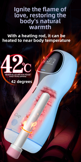 Adult Sex Inverted Mold Male Masturbator Automatic Intelligent Vibrating Heating Sex Toy