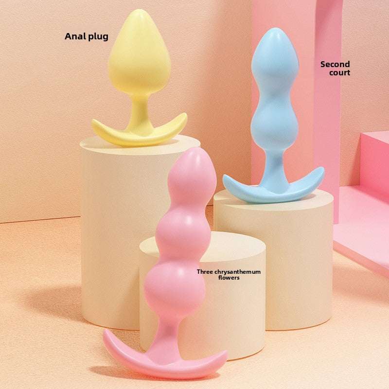 Female Anal Plug for Couples Flirting Tail Large Bead Masturbator Adult Products