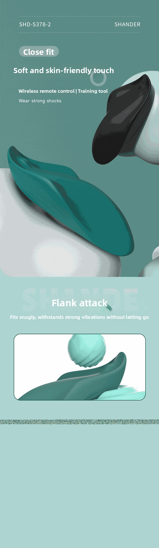 Remote Control Vibrator for Women, Wearable Underwear Invisible Vibrator, Outdoor Wearable Vibrator, Non-Intrusive and Silent