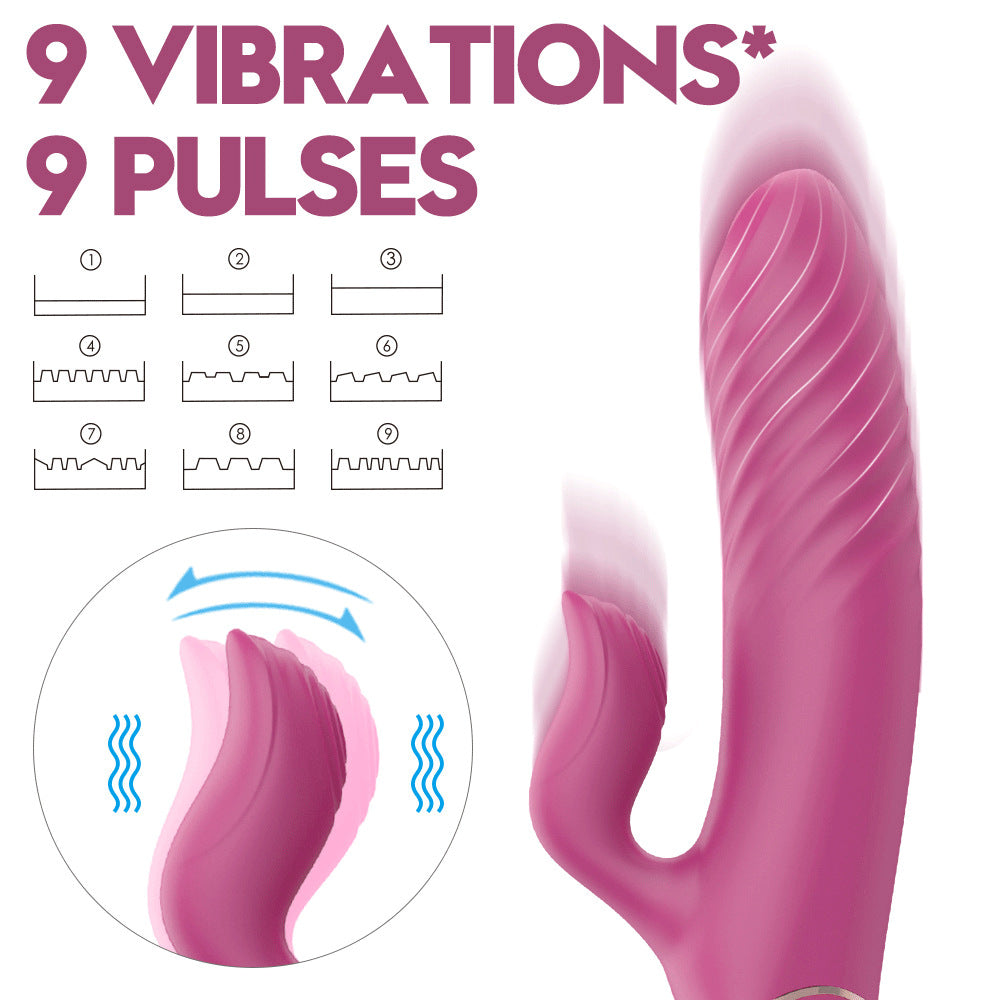 Heating Pulse Vibrator Sex Toy – Full Automatic Shock Engine
