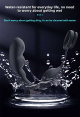 Nuoer Male Sex Products Prostate Massager Anal Plug Semen Locking Ring Back Chamber Masturbation Device