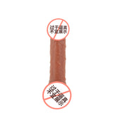 Consolador telescópico eléctrico simulado Caesar Emperor, dispositivo femenino profesional, consolador de silicona líquida