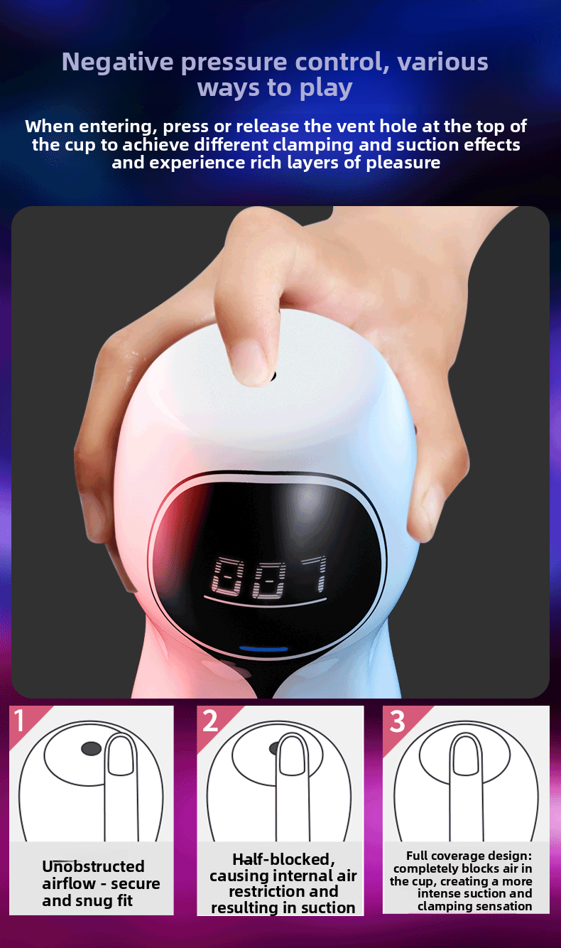Adult Sex Inverted Mold Male Masturbator Automatic Intelligent Vibrating Heating Sex Toy