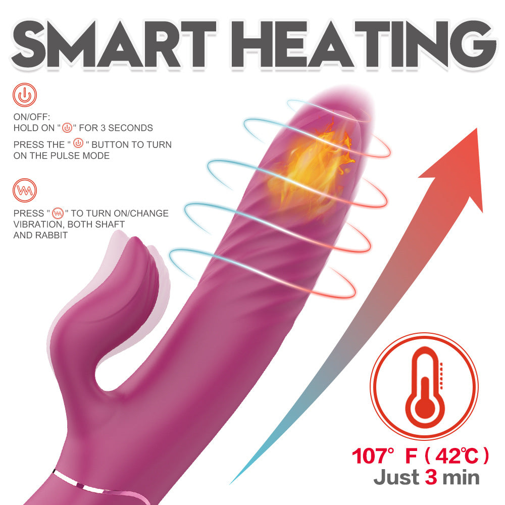 Heating Pulse Vibrator Sex Toy – Full Automatic Shock Engine