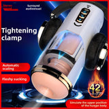 Fully Automatic Telescopic Aircraft Cup Electric Heating Male Masturbation Penis Trainer Adult Sex Toys