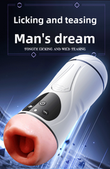 Telescopic Electric Aircraft Cup Fully Automatic Penis Trainer Adult Supplies Male Masturbator