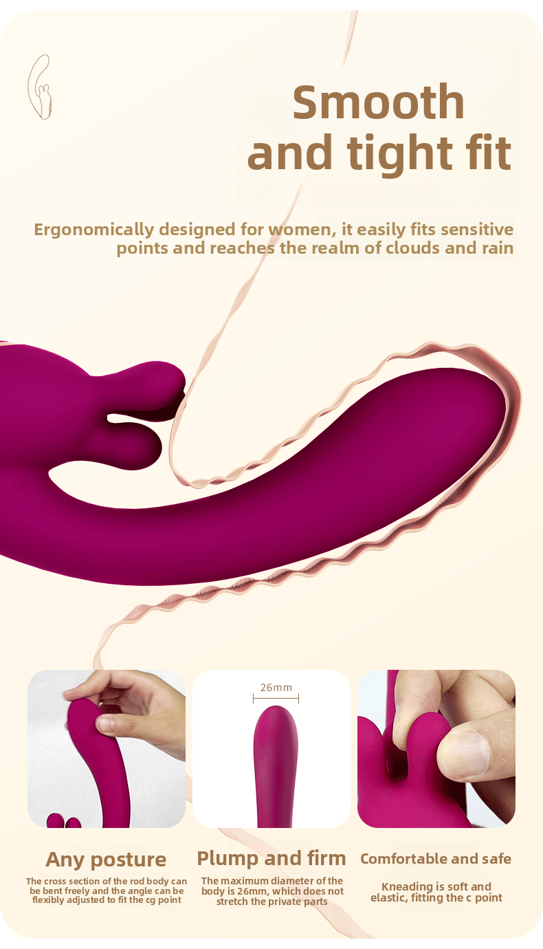 Intense Clitoral Wand Vibrator Sex Toy – High-Power Motor