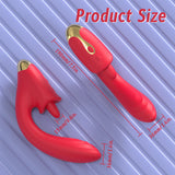 Jasmine Tongue Licking G-Spot Vibrator Sex Toy – Elegant Insert Design