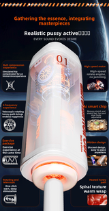 Adult Products Fully Automatic Intelligent Aircraft Cup Heating Telescopic Rotating Male Masturbation Artifact Sex Toy Factory