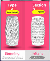 Adult sex toys transparent male masturbator penis exerciser