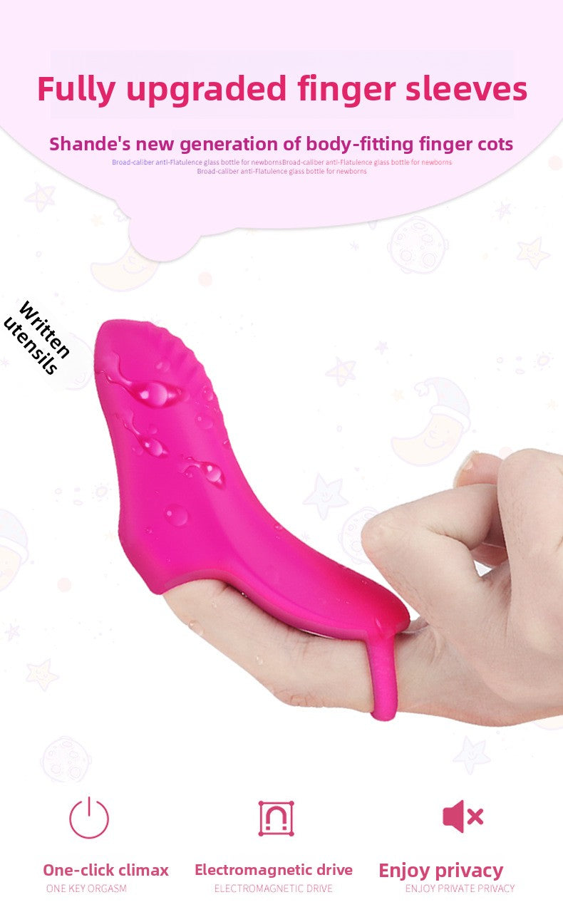 G-Spot Vibrating Finger Sleeve Sex Toy – Precision Touch Control