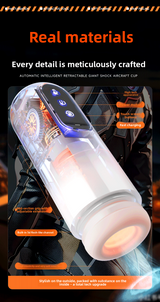 New Product Fully Automatic Intelligent App Telescopic Heating Aircraft Cup Penis Training Toy Male Masturbation Sex Toys