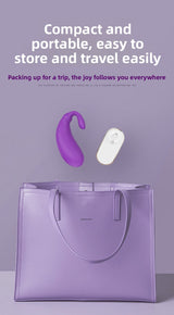 Remote Control Vibrator Egg Full Coverage Wearable Vibrator for Women Dual Point