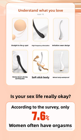 Mini vibrador de punto G para mujer, juguete sexual curvo fijo con vibración fuerte, masturbador femenino. 