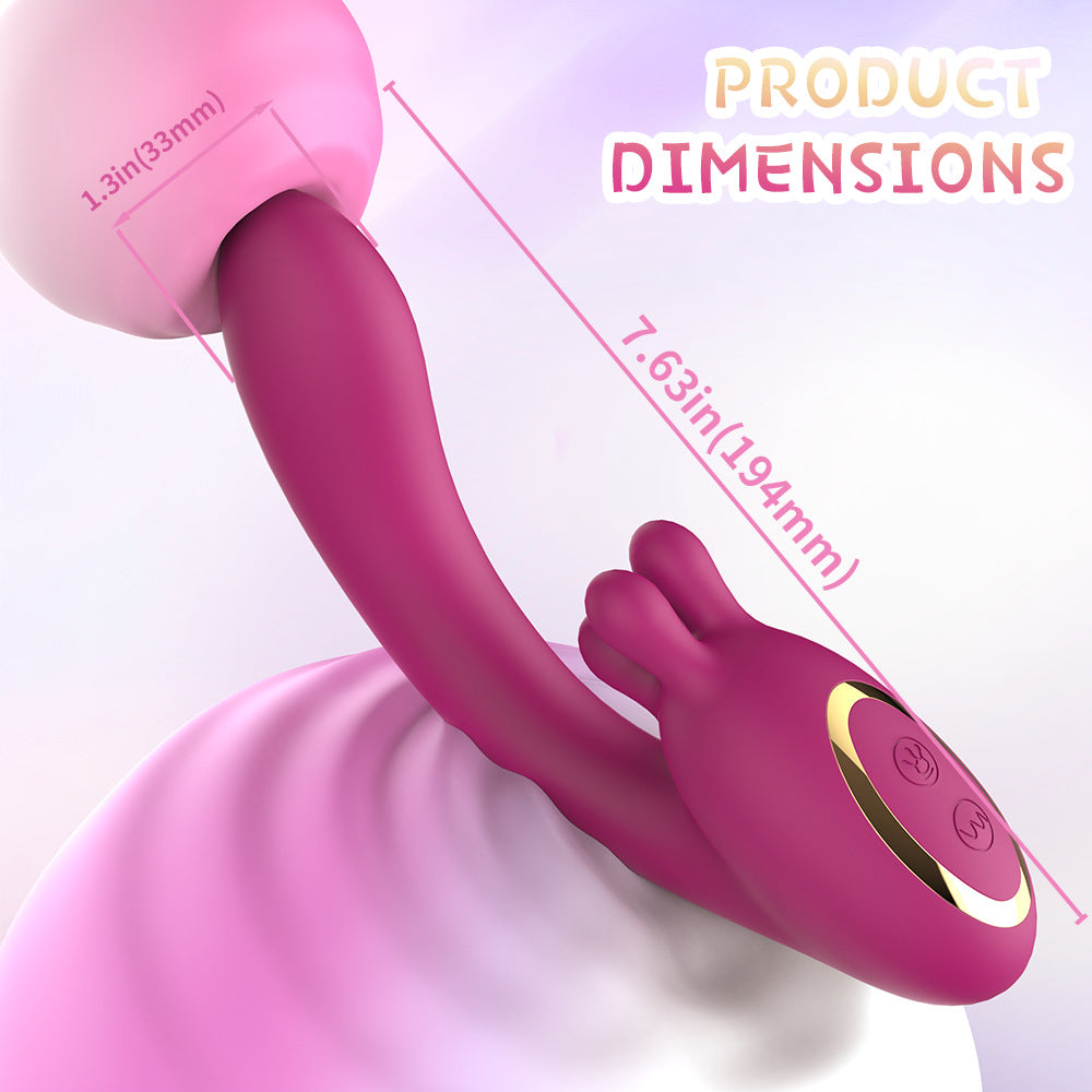 Intense Clitoral Wand Vibrator Sex Toy – High-Power Motor