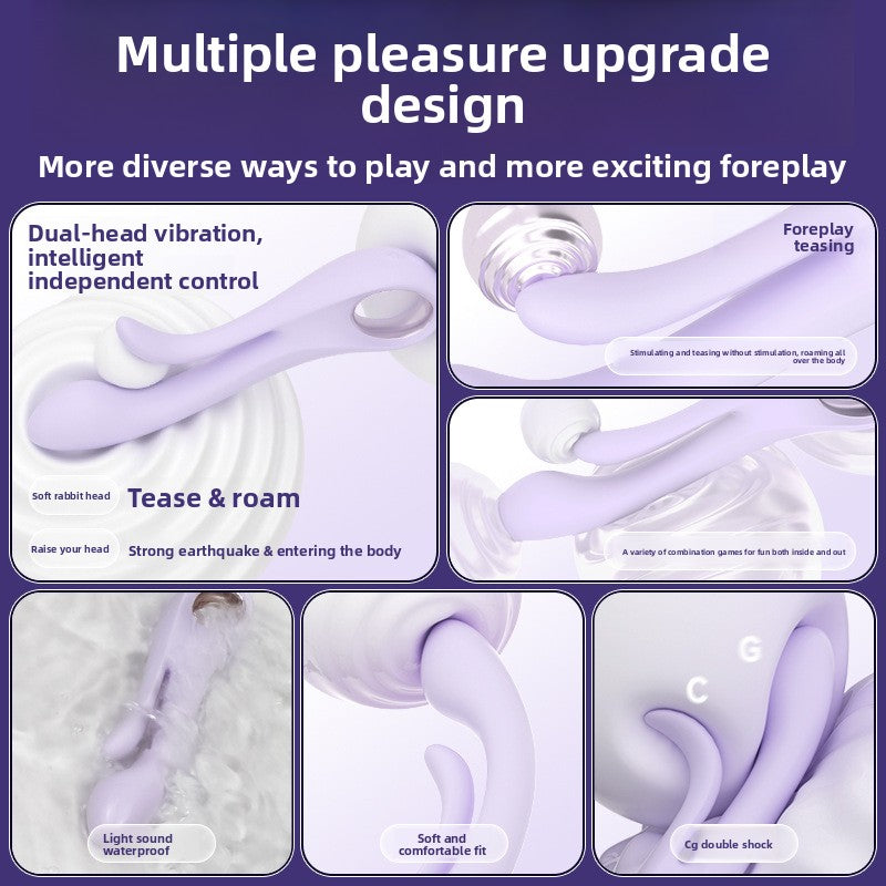 Dual Insert G-Spot Vibrator Sex Toy – Customizable Stimulation