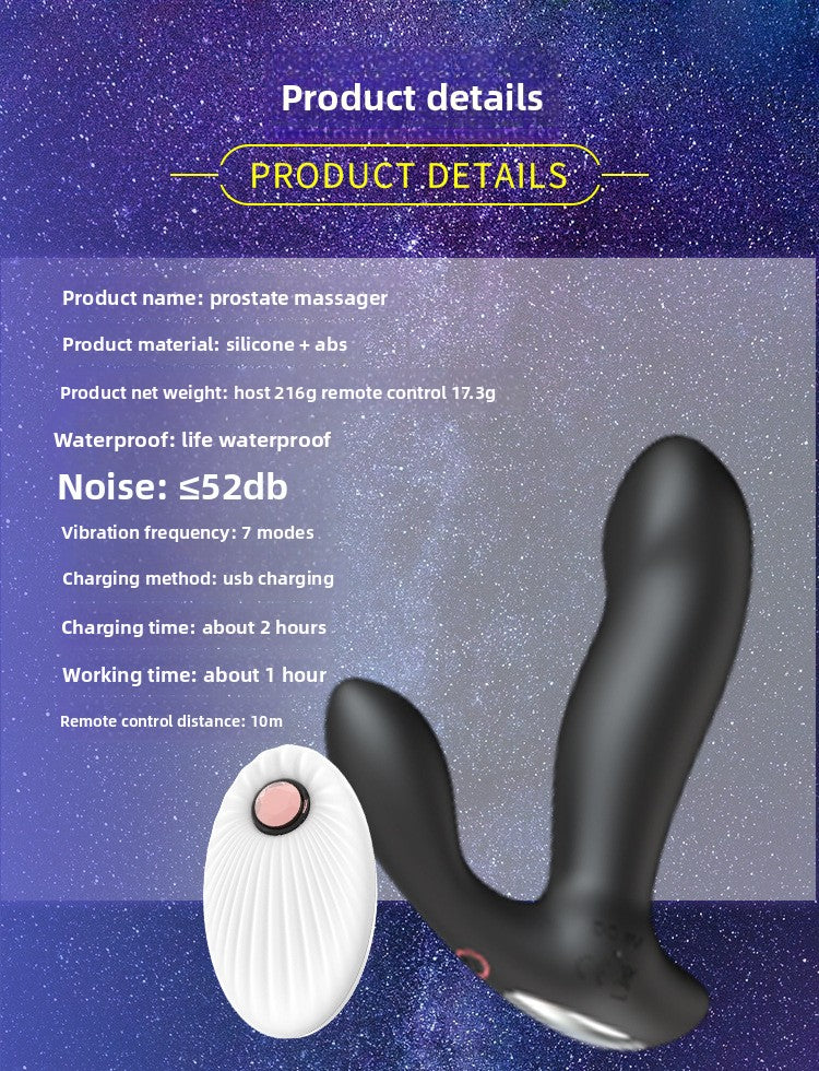 Remote Control Prostate Massager Adult Sex Toys Male Backcourt Vibrator Sex Toys