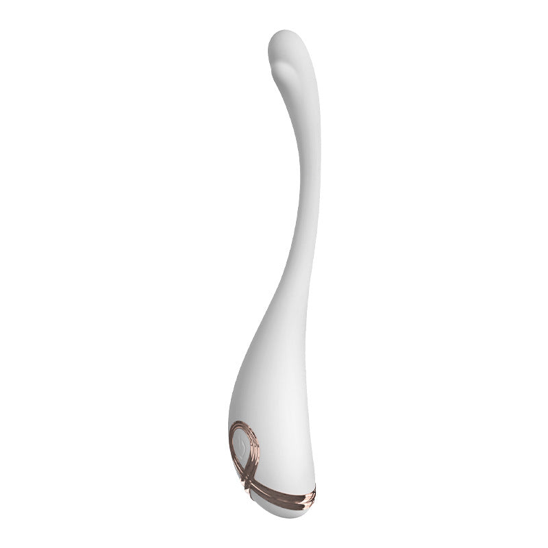 Mini vibrador de punto G para mujer, juguete sexual curvo fijo con vibración fuerte, masturbador femenino. 