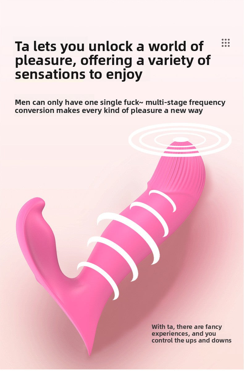 Wireless Remote Control Female Invisible Wearable Vibrator Pulse Instant Orgasm Dildo Masturbator Sex Toy