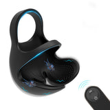 Penis Ring Male Masturbation Egg Massage Anti-Rebound Ring Semen Locking Ring Vibrator