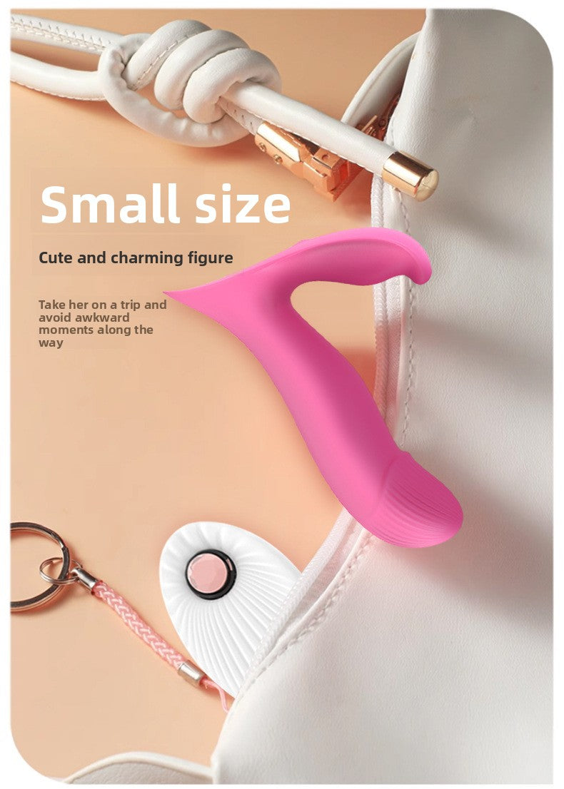 Wireless Remote Control Female Invisible Wearable Vibrator Pulse Instant Orgasm Dildo Masturbator Sex Toy