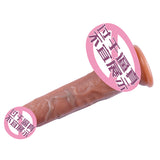 Custom Realistic Dildo Soft Flesh Lifelike Electric Telescopic Heating Female Fake Penis Masturbator AV Stick Adult Products