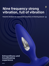 Male Prostate Massager Double Ring Semen Locking Ring Wireless Remote Control Current Back Court Supplies Vibrating Anal Plug