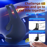 Anillo de bloqueo de semen, masturbador masculino, entrenador de testículos, funda para pene, productos para adultos, anillo vibrador de bloqueo de semen. 