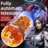 Fully Automatic Telescopic Aircraft Cup Electric Heating Male Masturbation Penis Trainer Adult Sex Toys