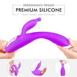 Heating Rabbit Vibrator Sex Toy – Dual-Point Luxury Edition