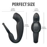 Damon Remote Control Sliding Prostate Massager for Men, Back Chamber Clitoris Stimulation P-spot Massage