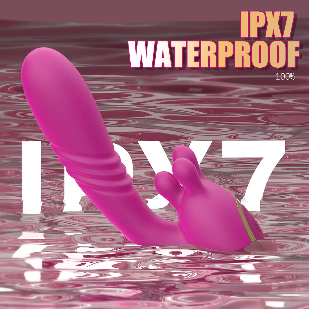 Kneading Vibrator Insertable Telescopic Female Masturbator Adult Toy Sex Product Vibrator for Women Strong Vibration