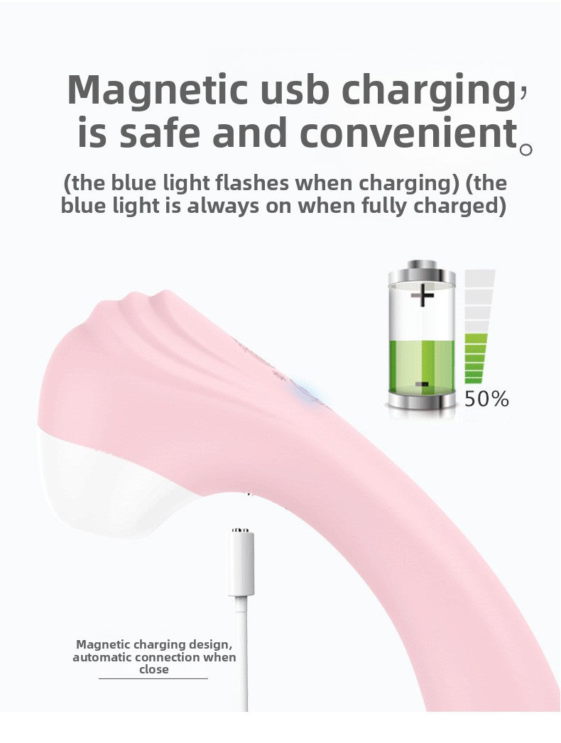 10 Frequency Suction Vibrator USB Magnetic Charging Suction Device No Hole Suction Vibrator for Women