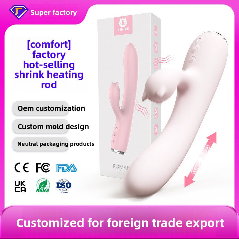 Hot-selling Heated Telescopic Vibrator Female Masturbator Adult Toy Vibrator