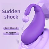 Remote Control Vibrator Egg Full Coverage Wearable Vibrator for Women Dual Point