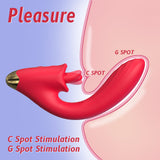 Jasmine Tongue Licking G-Spot Vibrator Sex Toy – Elegant Insert Design
